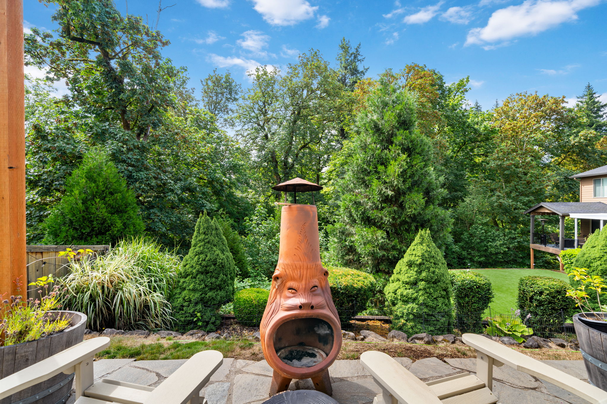 4030 NW Quinault St – backyard 4